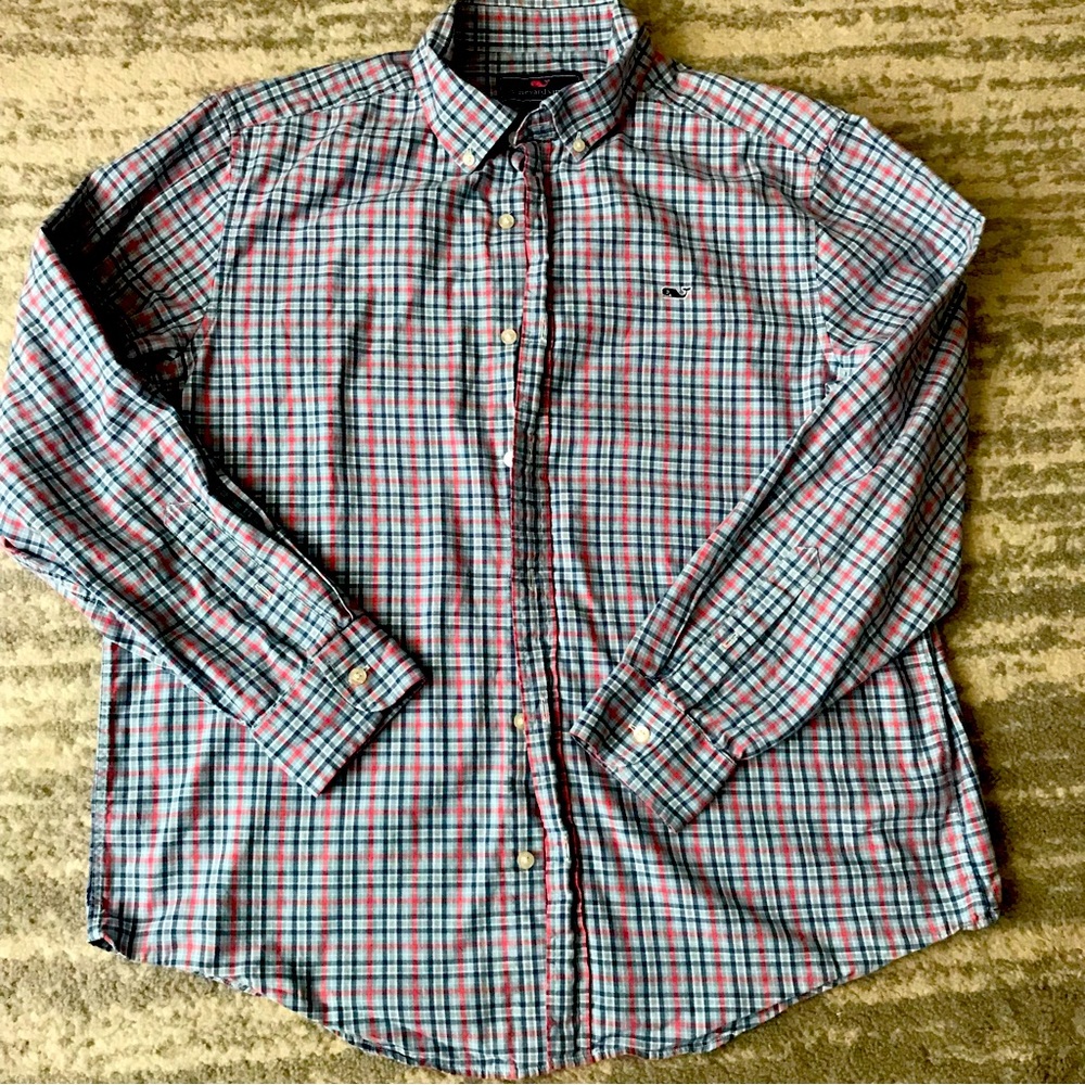 VINEYARD VINES BY SHEP & IAN WHALE SHIRT
